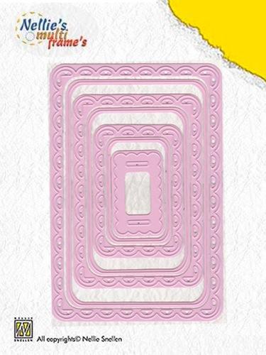 Matrices de découpe multi-cadres - Rectangle (lot de 7)