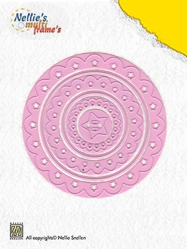 Matrices de découpe décoratives Cercle Multi-Cadre (lot de 6)