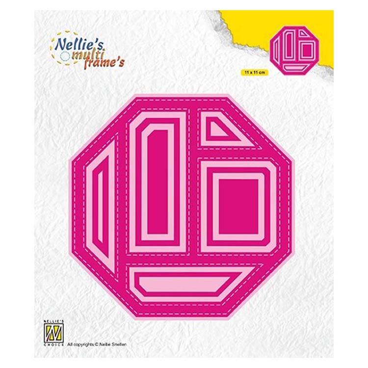 Nellie's Choice Matrices de découpe multi-cadres Matrices de blocs Octagone