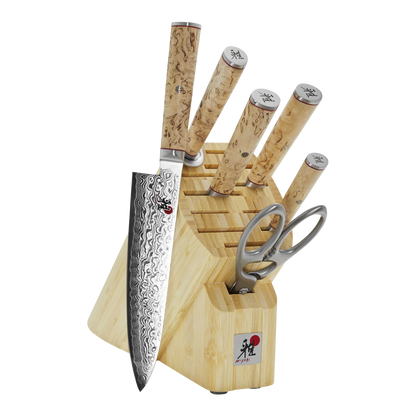 Miyabi 5000 MCD 7-Piece Knife Block Set – Birchwood