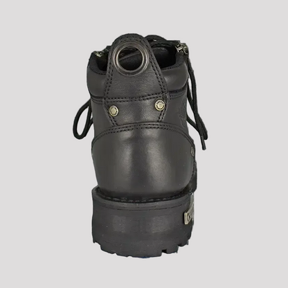 Milwaukee Leather Women's 6" Double Zip Motorcycle Boots