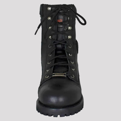 Open Road Men's 8" Quilted Motorcycle Boots