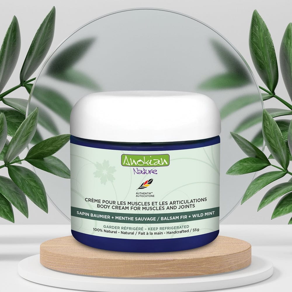 Crème naturelle pour tensions musculaires | Sapin baumier & menthe sauvage