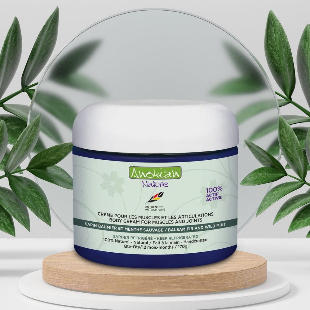 Crème naturelle pour tensions musculaires | Sapin baumier & menthe sauvage