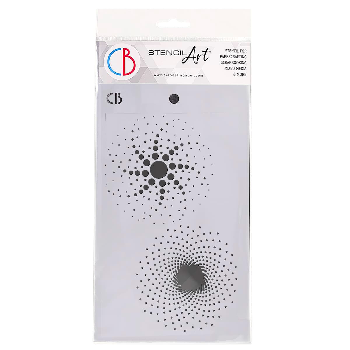 Pochoir de texture 12,7 cm x 20,3 cm Galaxie