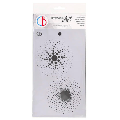 Pochoir de texture 12,7 cm x 20,3 cm Galaxie