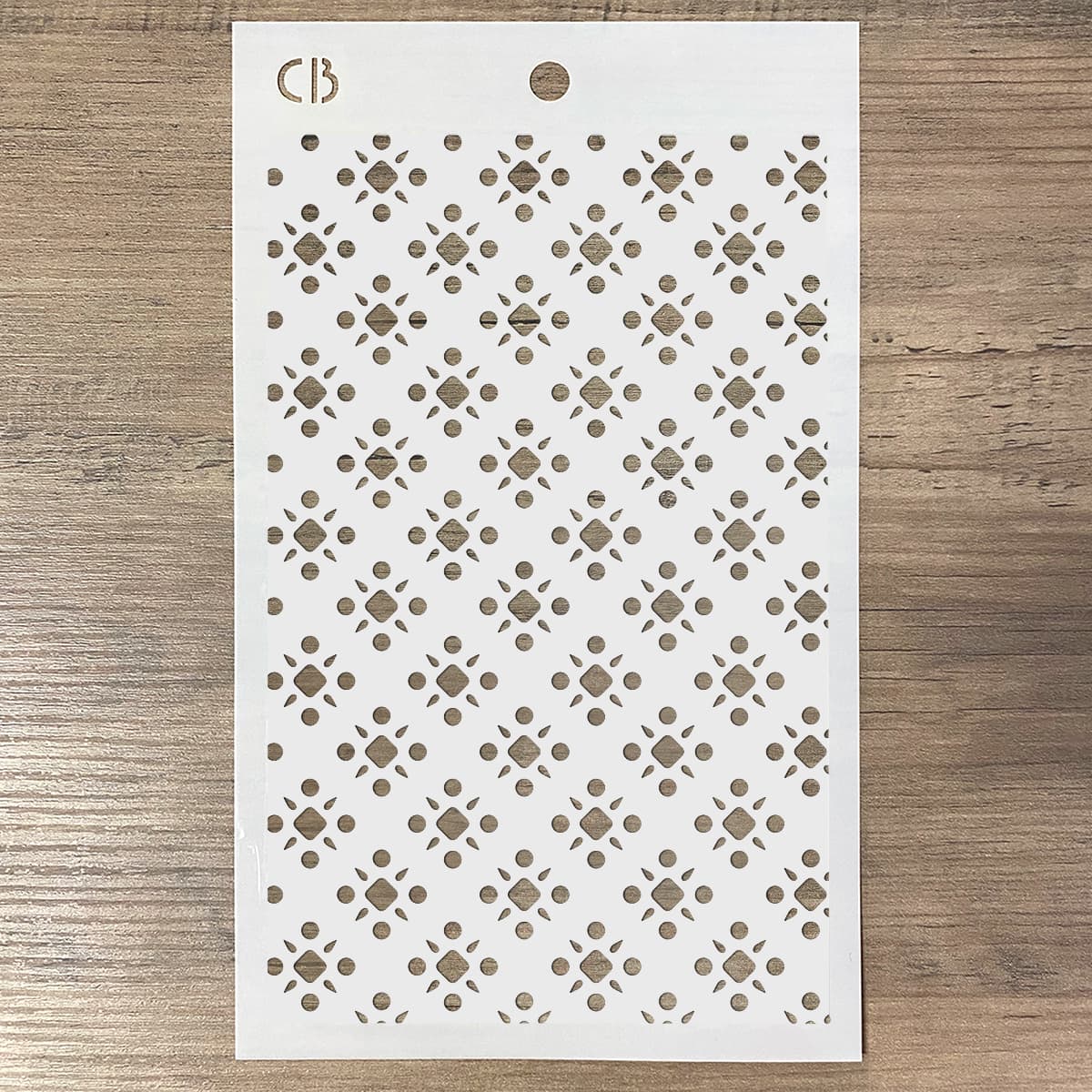 Pochoir de texture 12,7 x 20,3 cm Dentelle Sangallo