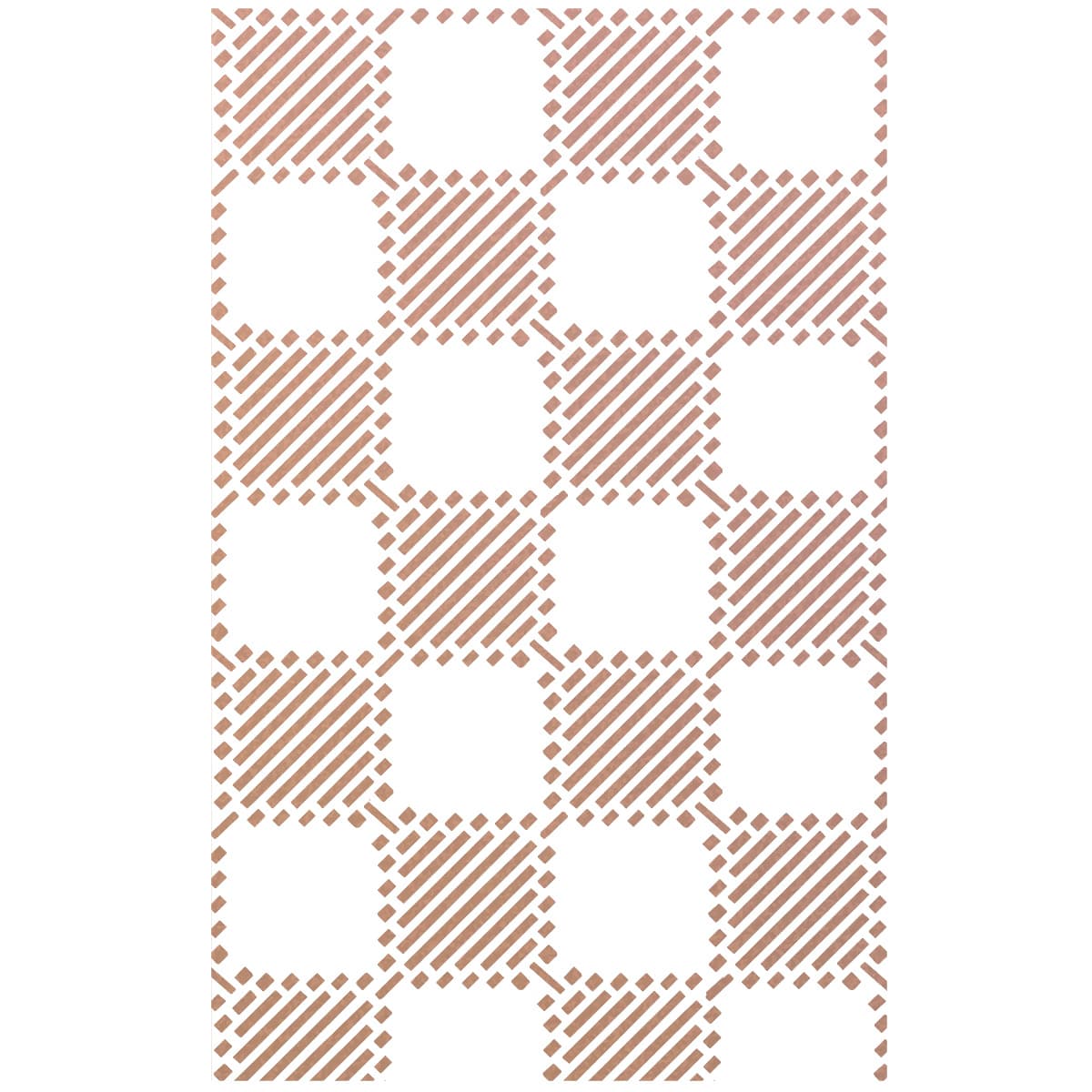 Pochoir texturé en tissu de laine 5"x8"