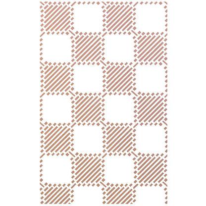 Pochoir texturé en tissu de laine 5"x8"
