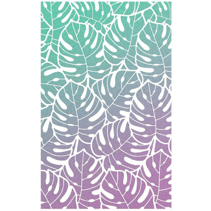 Ciao Bella Pochoir de texture 12,7x20,3 cm Feuilles tropicales