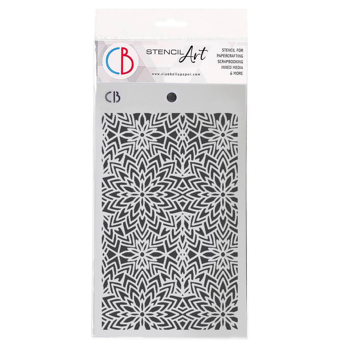 Pochoir de texture 12,7 x 20,3 cm Boules de neige