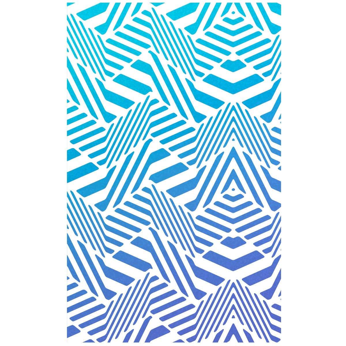 Ciao Bella Pochoir de texture 12,7x20,3cm Angles