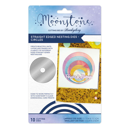 Moonstone Dies - Straight Edge Nesting Dies - Circles
