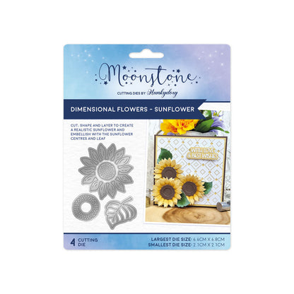 Moonstone Dies - Matrices à découper Fleur lunaire - Tournesol