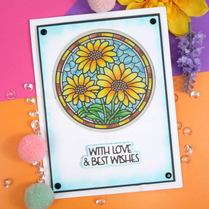 Moonstone Dies - Fleurs en vitrail