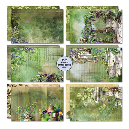 3Quarter Designs Magical Vines  6x4 Card Pack