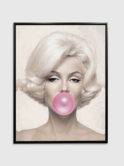 Marilyn en rose - Décoration murale