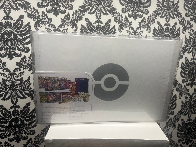 Pokémon TCG Épée et Bouclier Charizard Collection Ultra Premium EVORETRO PET Étui Présentoir