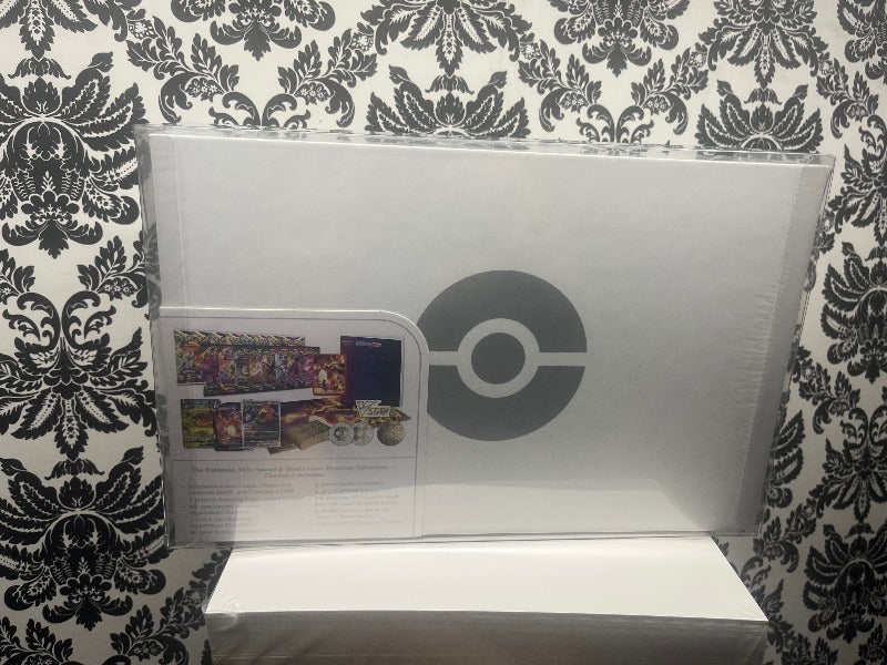 Pokémon TCG Épée et Bouclier Charizard Collection Ultra Premium EVORETRO PET Étui Présentoir