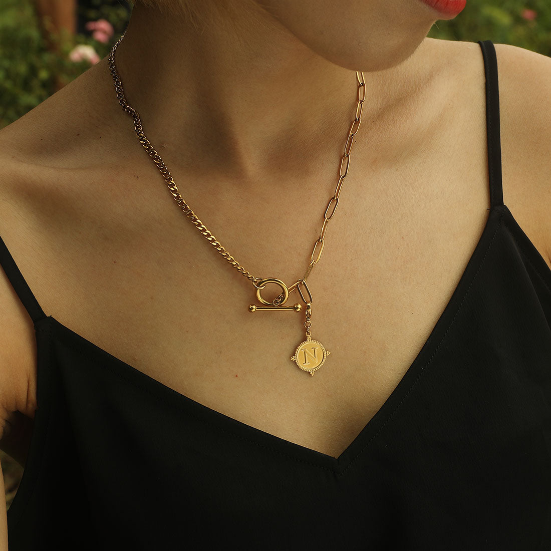 Gold Ornate Alphabet Letter Charms (A–Z) for Necklaces & Bracelets
