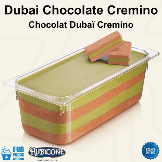 Pistachio Kunafa Kataifi Spreadable Filling Cream - Cremino Pistachio Kataifi - 5 KG Bucket - Rubicone Canada - Ships Free Within Canada on Orders Above CAD $199