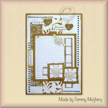 Nellie's Choice Matrice de découpe Nellie's Bullet Journal - Flowers-2
