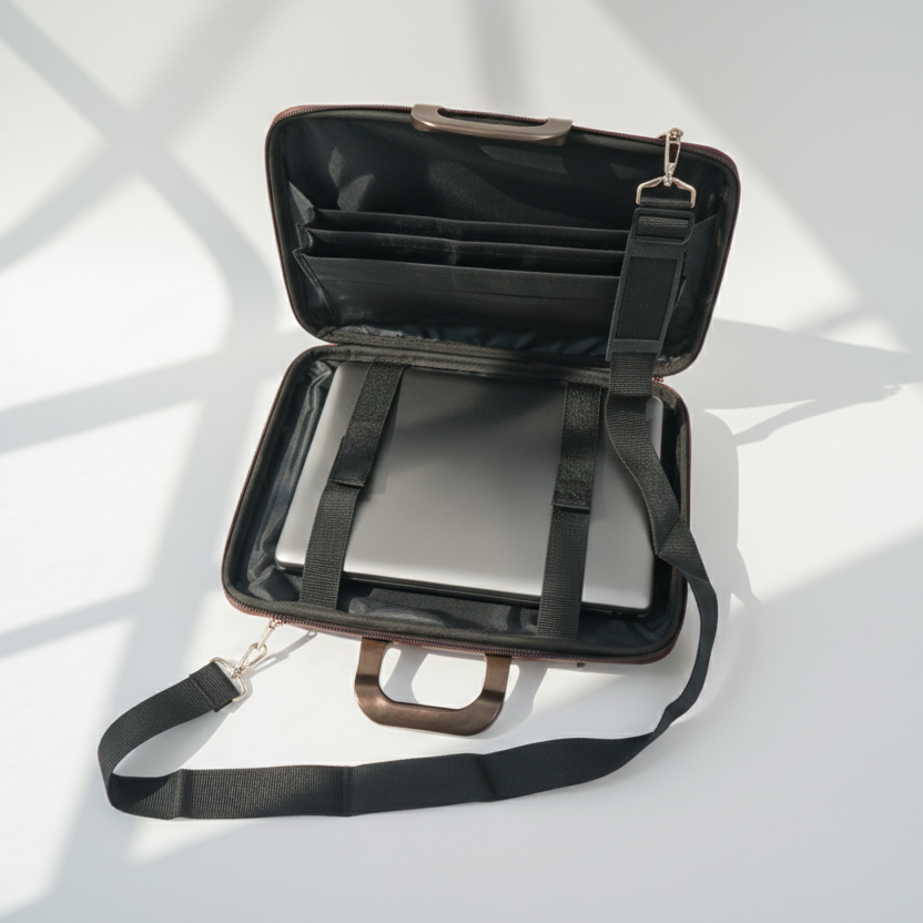 Faux Leather Laptop Bag
