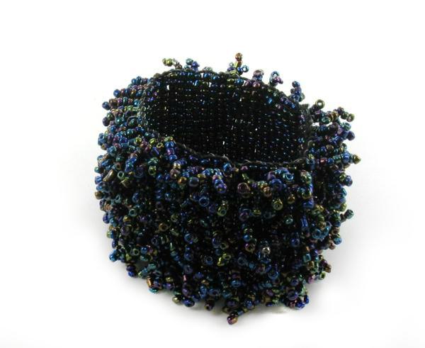 Stretchy Beaded Urchin Bracelet
