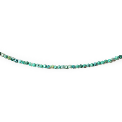 Chrysocolla Bead Necklace - 2-3mm