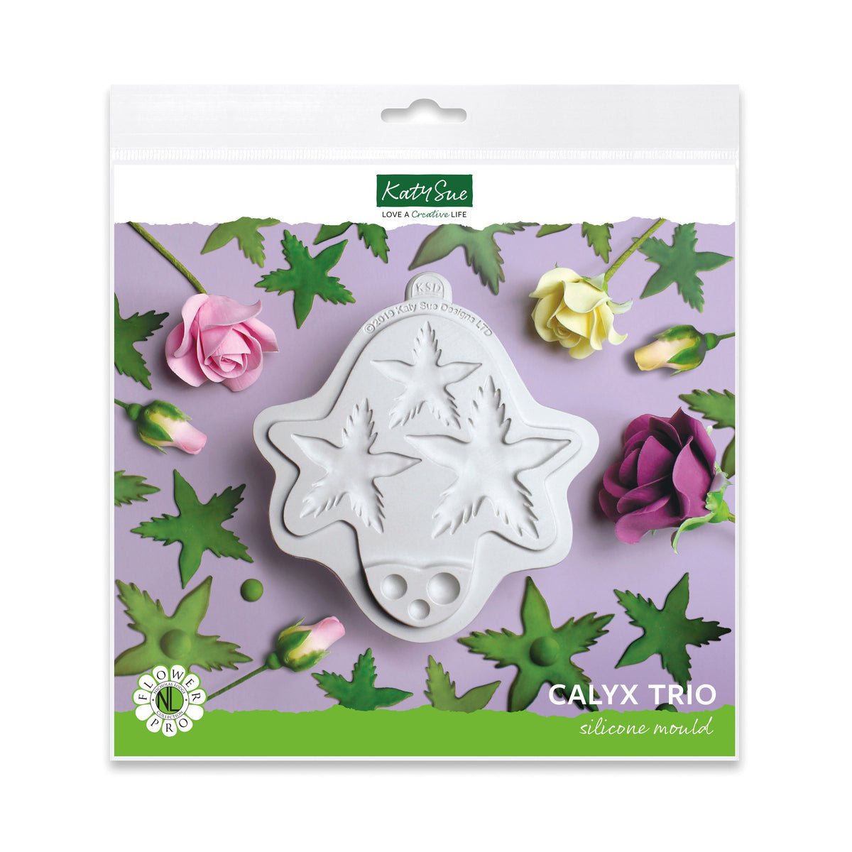 Moule en silicone trio Calyx Flower Pro