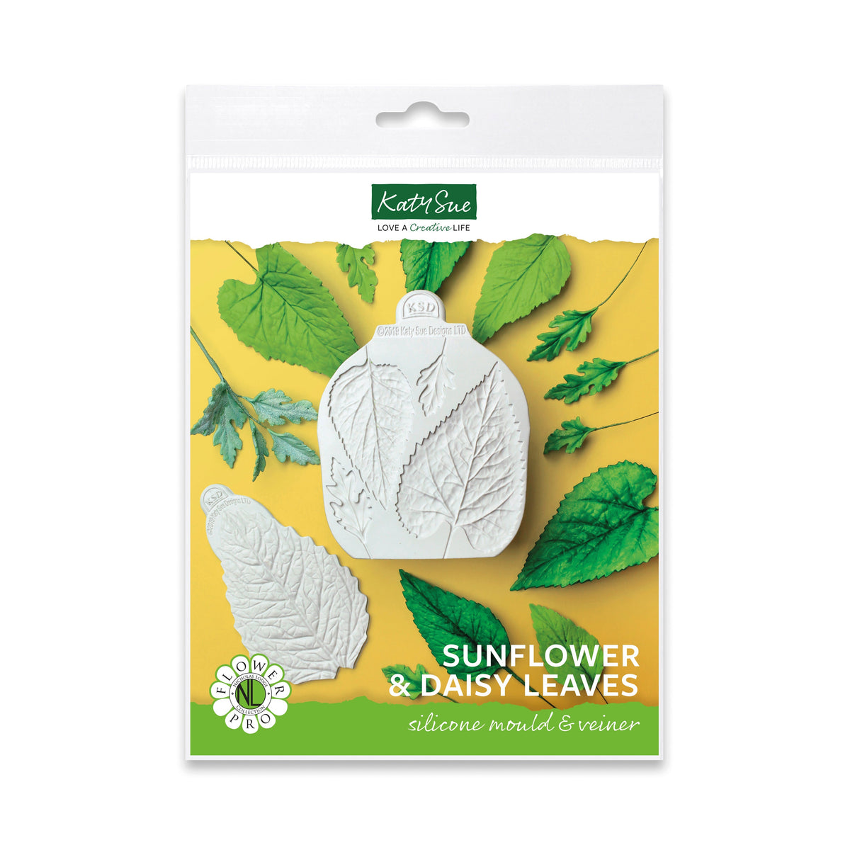 Moule en silicone et Veiner Flower Pro Feuilles de tournesol/marguerite