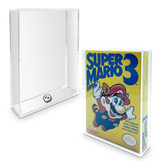 Acrylic Video Game Box Protector for Nintendo NES Game Box - Pack of 2