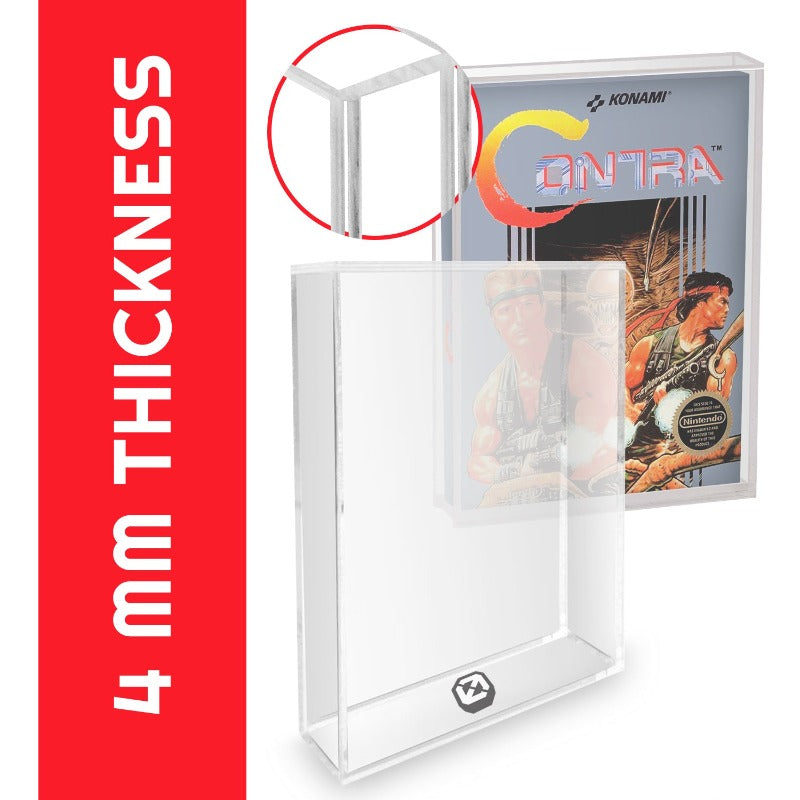Acrylic Video Game Box Protector for Nintendo NES Game Box - Pack of 2
