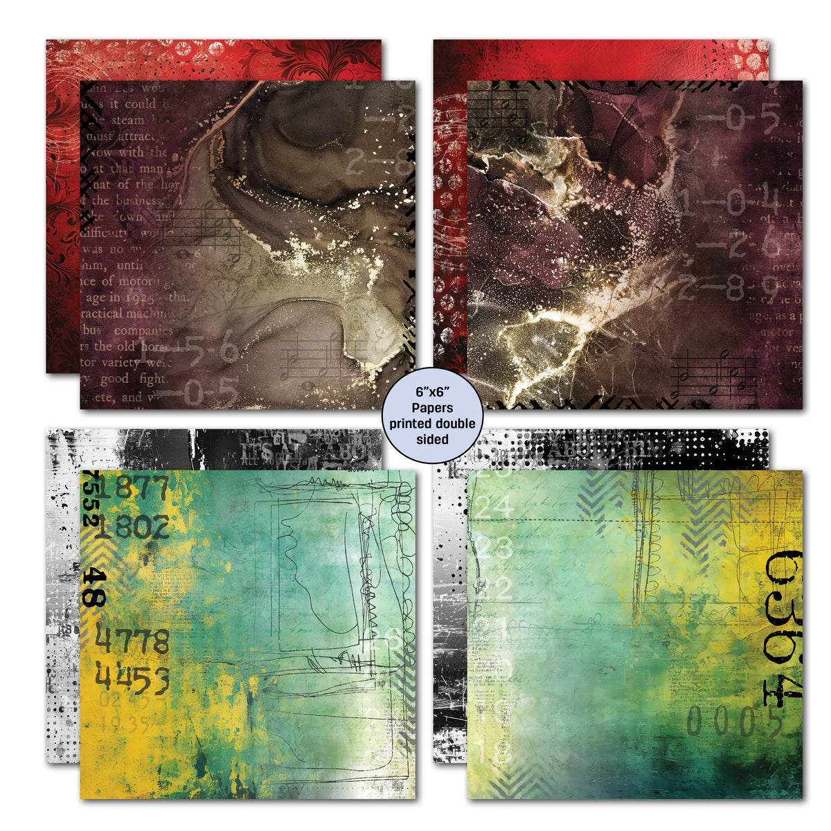 3Quarter Designs Oh Texture 6x6 Paper Pack
