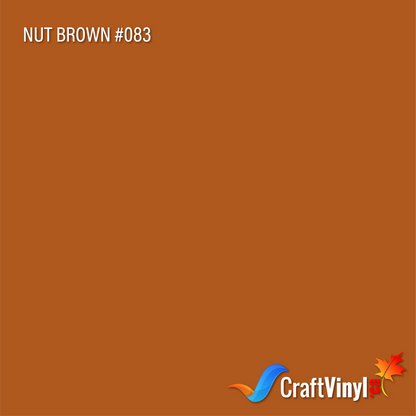 Oracal 651 Glossy Nut Brown Vinyl #083 sheets and rolls