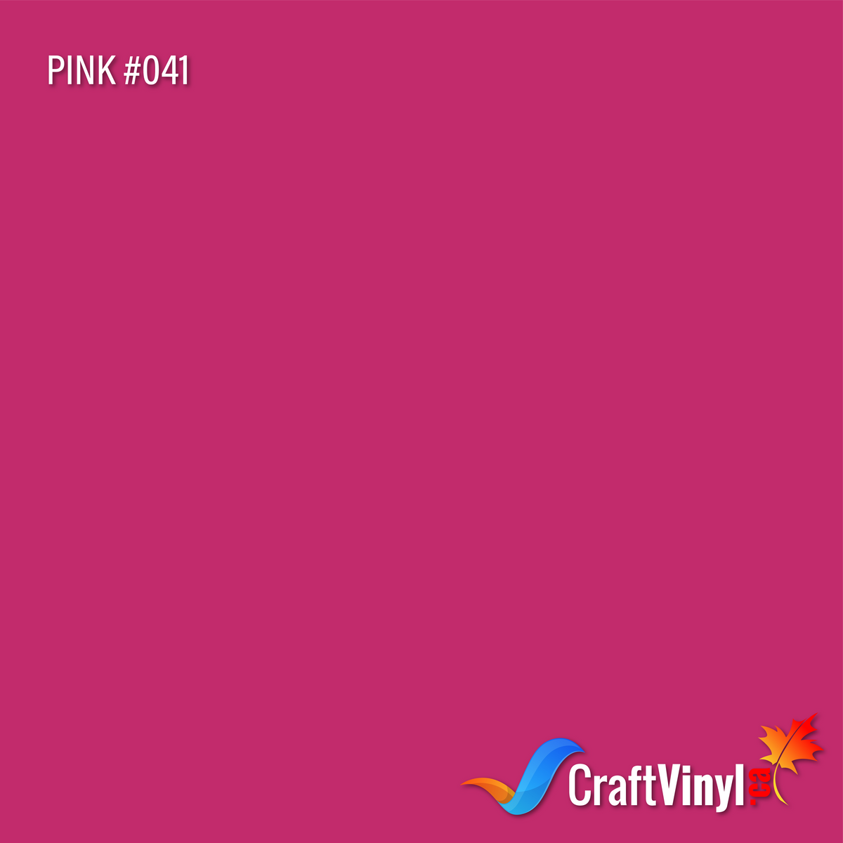 Oracal 651 Glossy Pink Vinyl #041 12''x5ft
