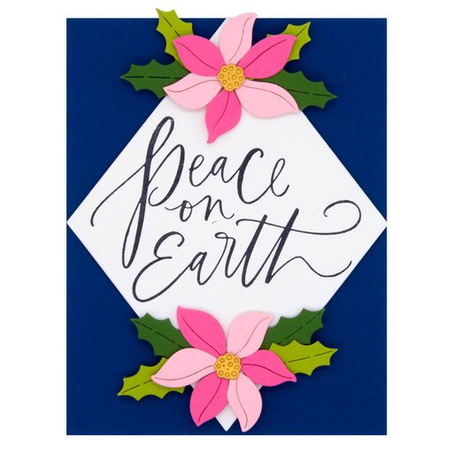 Planche d'impression "Peace on Earth" de la collection de Noël BetterPress