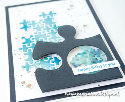 Marianne Design Craftables Matrice de découpe - Puzzle texture d'art