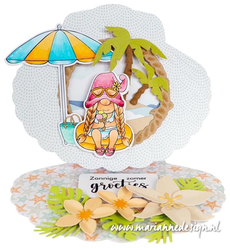 Marianne Design Tampon & Matrice de découpe - Parasol de plage