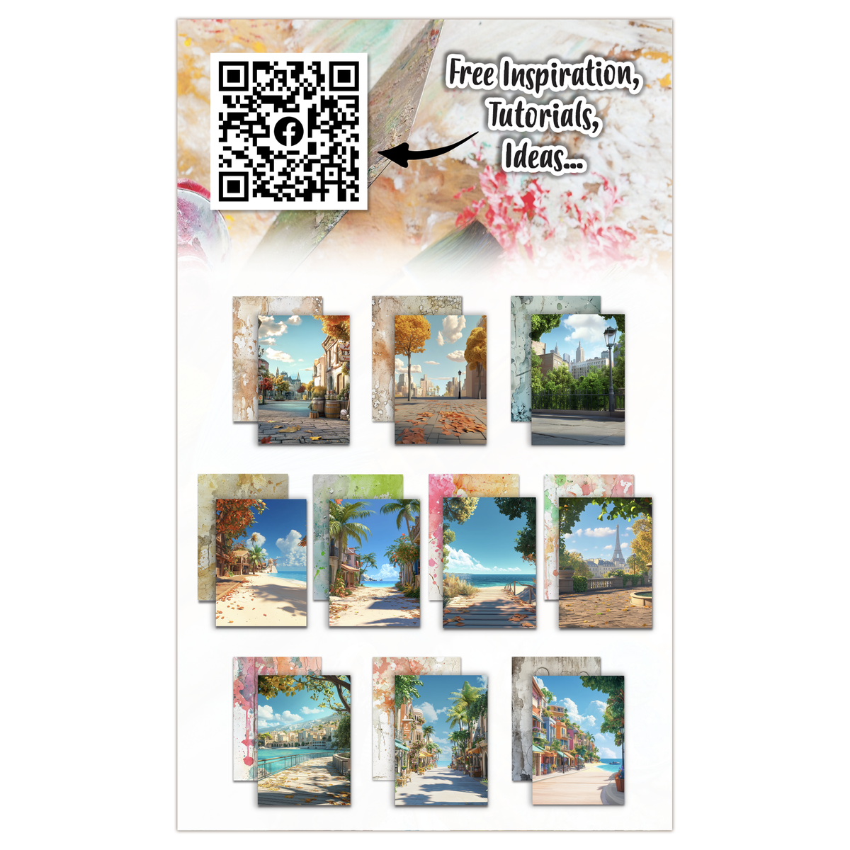 AALL and Create - Papier Design A6 - Sun-Kissed Streets