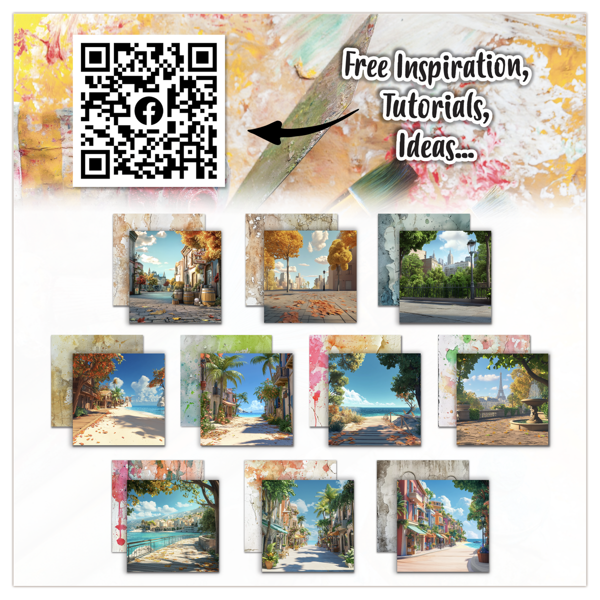 AALL and Create - Bloc de papier 6x6 - Allées tropicales