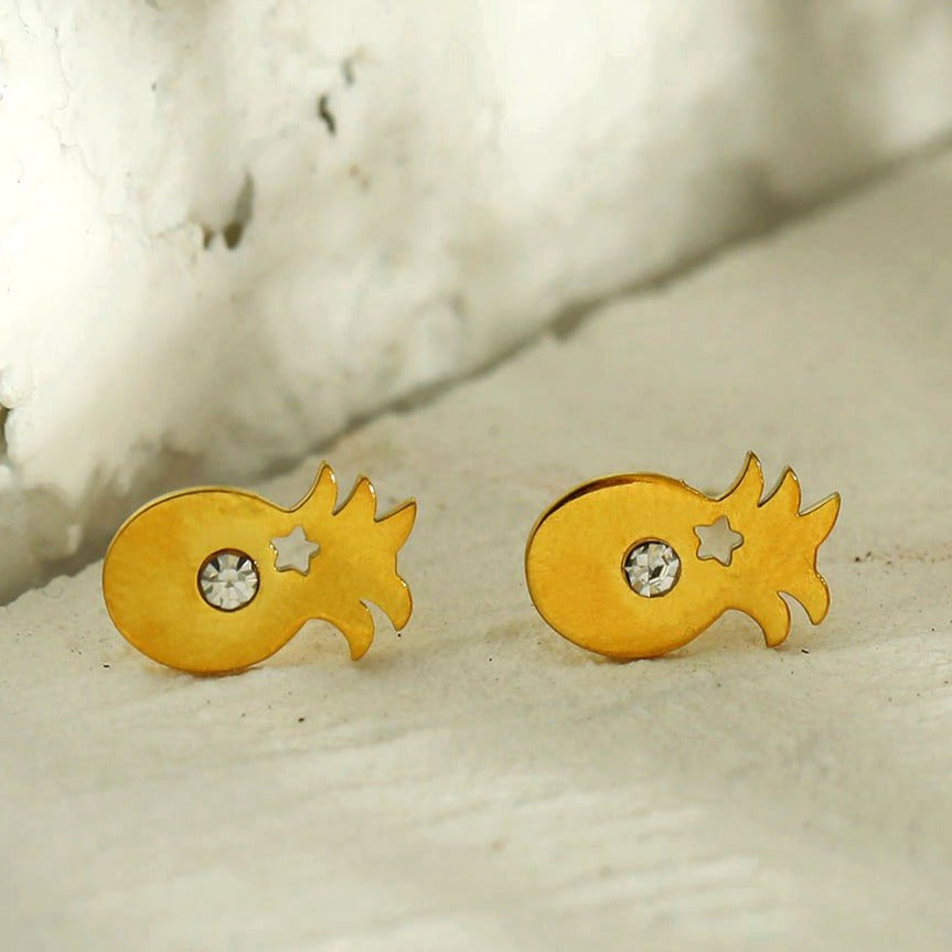 Clous d'oreilles ANANAS