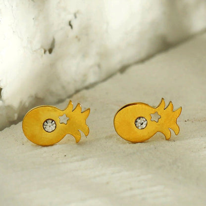 Clous d'oreilles ANANAS