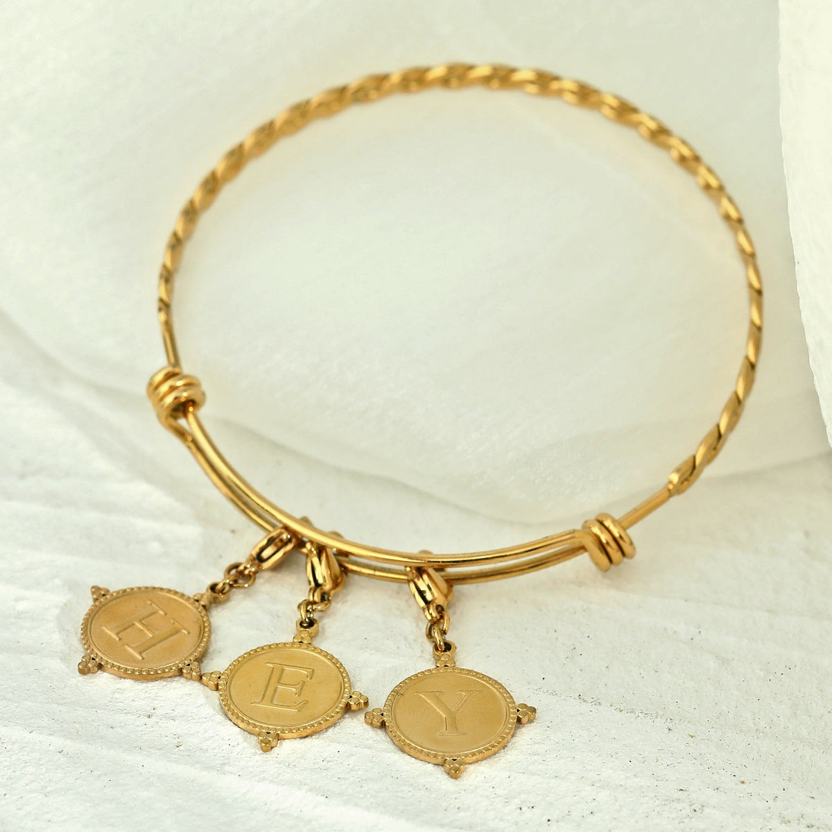 Gold Ornate Alphabet Letter Charms (A–Z) for Necklaces & Bracelets