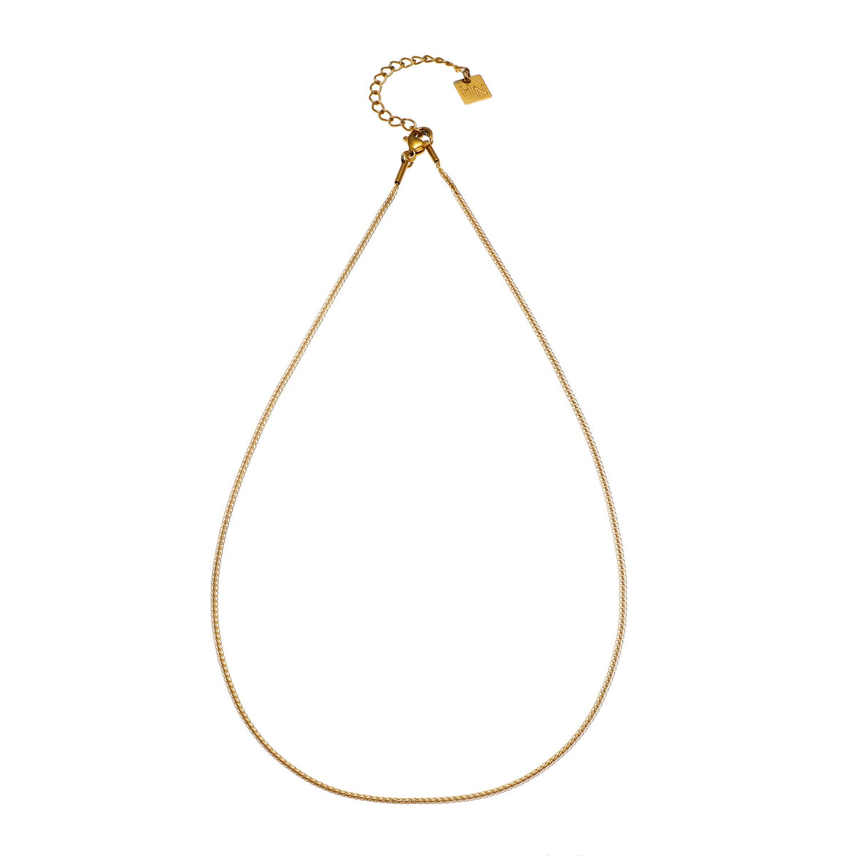 JOSEFA Gold: Mini Textured Dainty Gold Chain