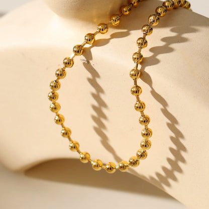 BROXLOV: Ball-Chain Daily Wear Essential Necklace