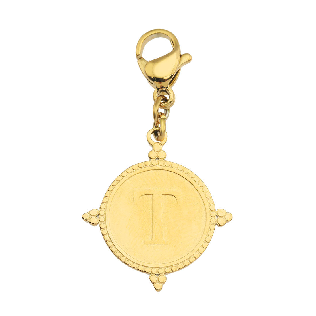Gold Ornate Alphabet Letter Charms (A–Z) for Necklaces & Bracelets