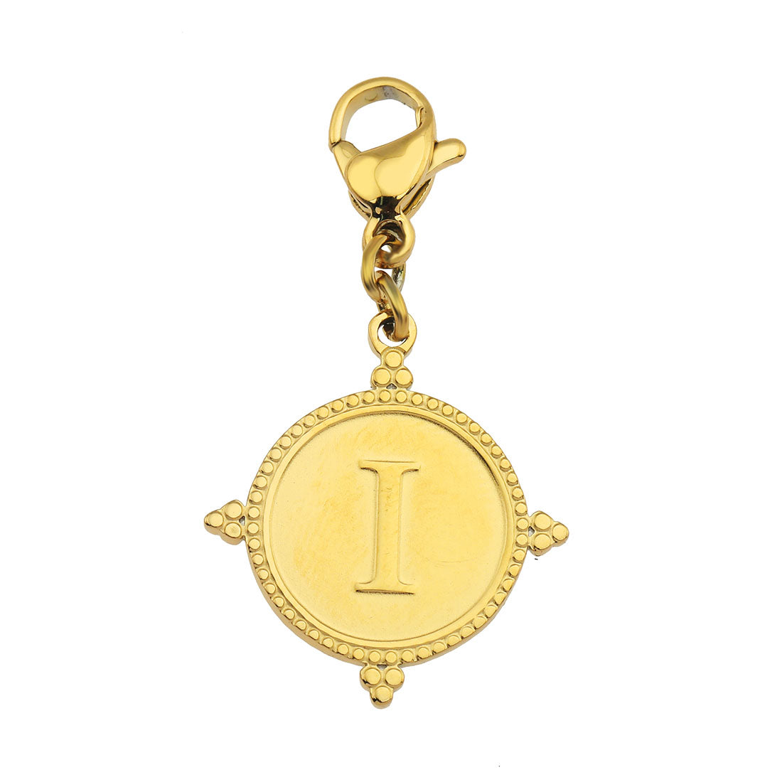 Gold Ornate Alphabet Letter Charms (A–Z) for Necklaces & Bracelets