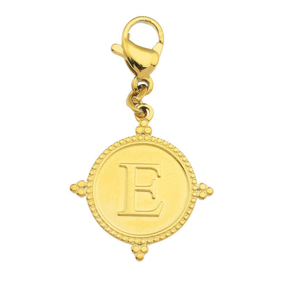Gold Ornate Alphabet Letter Charms (A–Z) for Necklaces & Bracelets