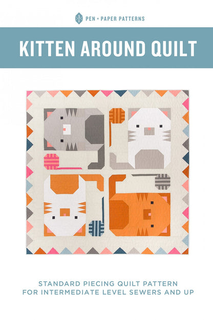 Kitten Around Quilt Pattern - Pen & Paper Patterns - PAP106